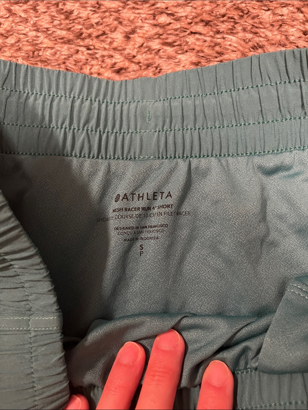 Athleta Alpine Women's 4” mesh racer Running Shorts - Picture 2 of 4